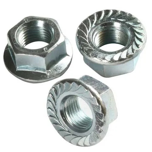 Tuercas con brida hexagonal