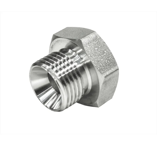 Asiento cónico con tapón hexagonal Bspp