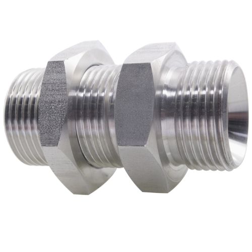 High Nickel Male Bulkhead BSPP